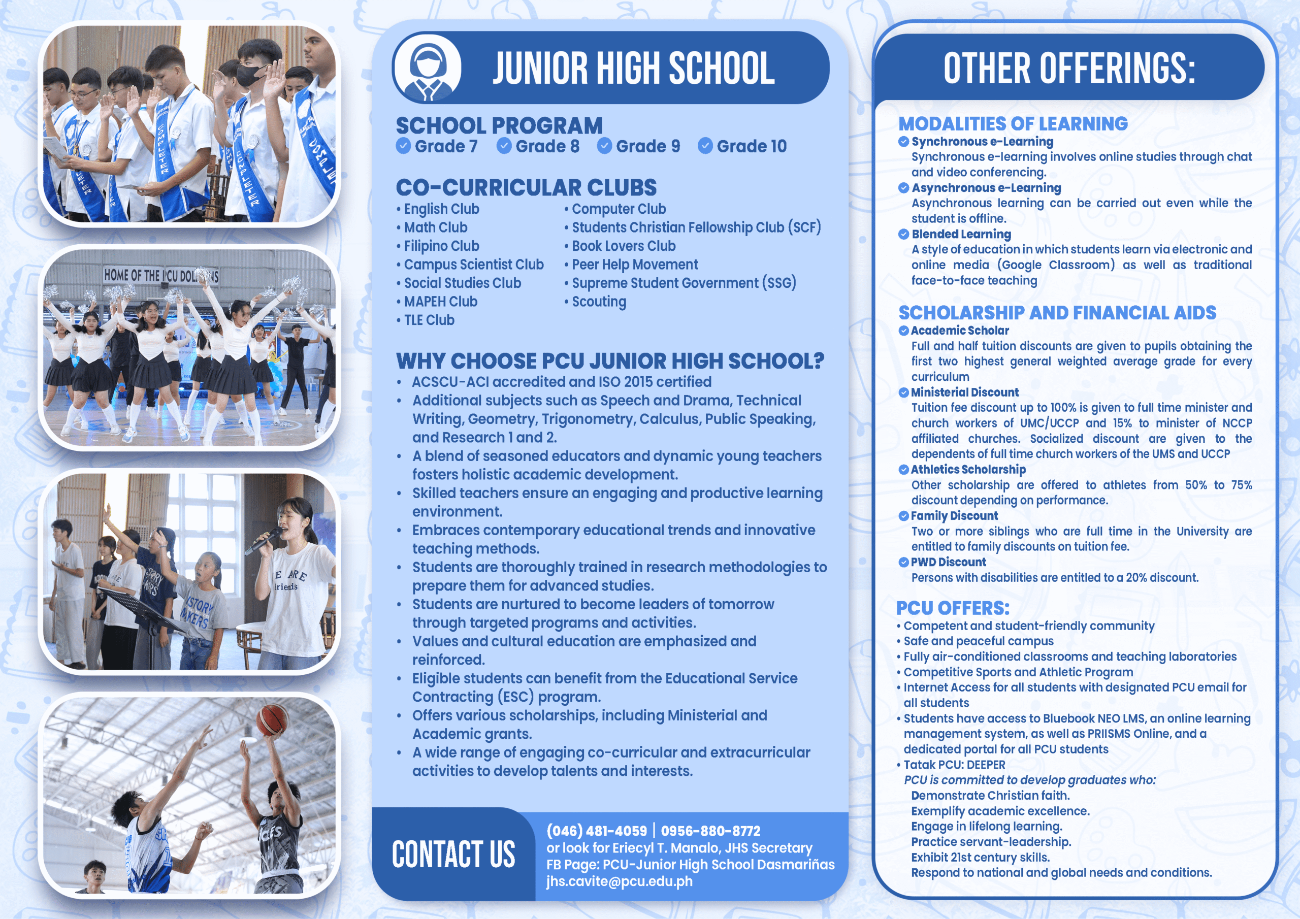Junior High School Brochure (Back)-min
